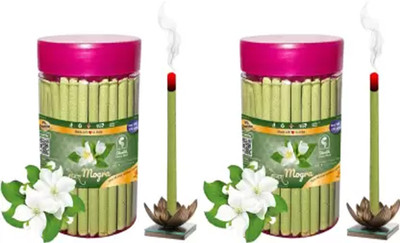Radhika Vrind Premium Dhoop Sticks Combo For Pooja, With Holder Pack Of 2 Fragrance Mogra (Jasmine)(200 g, Set of 2)
