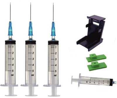 canoff Refill ink tool kit + 3 syringe Compatible For 678,802,803 PG40,47,88 Black Ink Cartridge