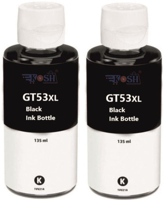 spotink GT 53XL Refill ink Compatible for HP Deskjet GT5810 GT5820 Printer Black - Twin Pack Ink Bottle