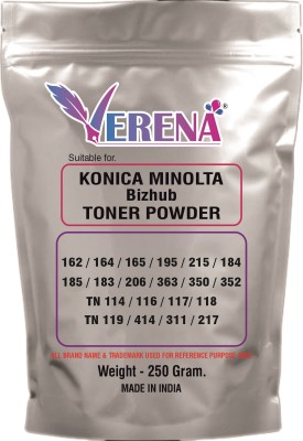 verena High Quality Toner Powder 250Gm For Use In 162,163,TN 116/TN 118 Printers Black Ink Toner Powder