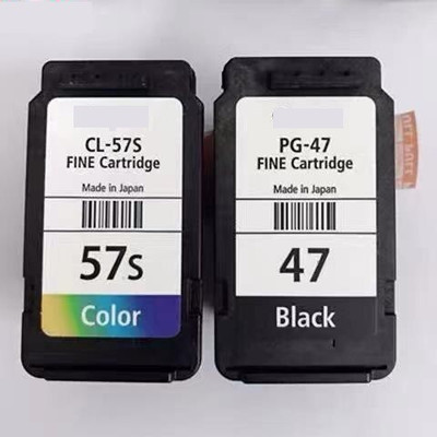 HYNEAR PG 47 & CL 57 Small Ink Cartridge Compatible with Pixma Canon Black + Tri Color Combo Pack Ink Cartridge