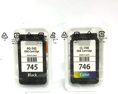 Salty PG-745 Black pic1 CL-746 Color pic1 Ink Cartridge Black + Tri Color Combo Pack Ink Cartridge