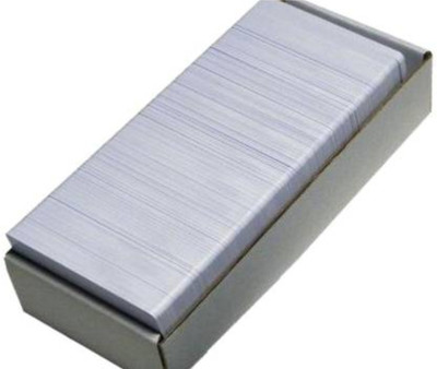 HYNEAR Plain PVC Id Card For Epson Inkjet Printers Pack of 150 Cards White Ink Cartridge