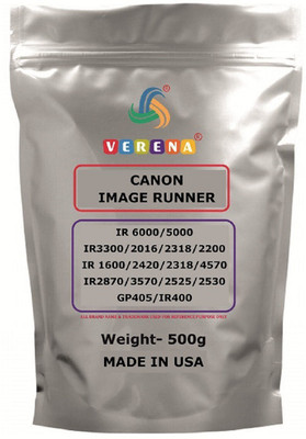 verena TONER Powder 500G FOR IR3300, 2200, 2016, 2018, 2020, 3570, 4570, 5050 Printer Black Ink Toner Powder