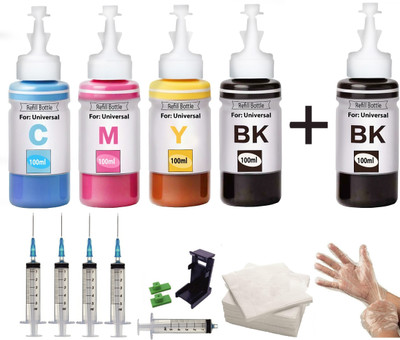 canoff 805/803 Black + Tri Color Combo Pack Ink Bottle