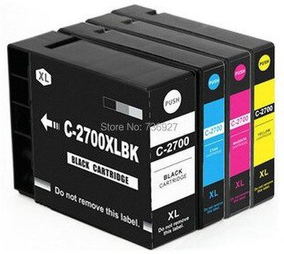 verena PGI 2700 XL Ink Cartridge Combo For IB4070 / MB5070 / MB5370 Printer Black + Tri Color Combo Pack Ink Cartridge