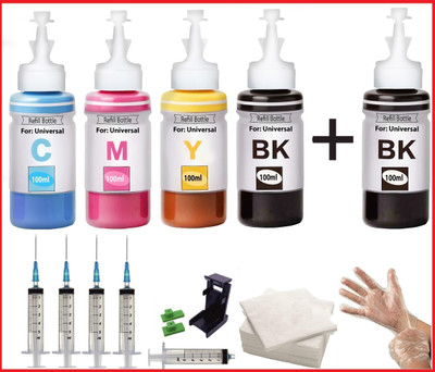 HYNEAR CL99 Black + Tri Color Combo Pack Ink Bottle