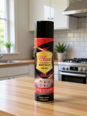 Exit No Entry Multi Insects Killer Spray | Insect Repellents | Eco-Friendly | Pet Safe(320 ml)