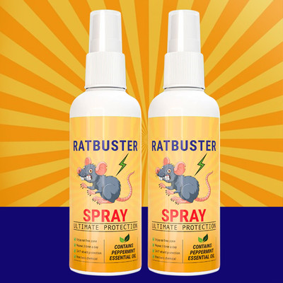 VITRACOS Rat Buster Spray Prevent Rats Attack(2 x 50 ml)