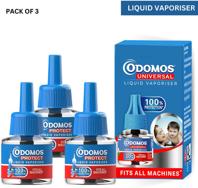 Odomos Protect Mosquito Repellent Liquid Vaporiser(3 x 45 ml)