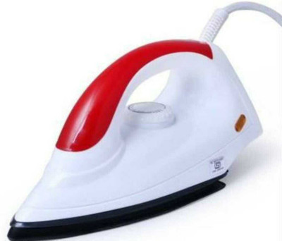 Webilla Magic Dry Iron Non-Stick Light Weight Iron 750 W Dry Iron(White, Red)