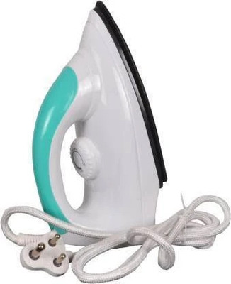 RjGuru Non-stick Compact Superior Quality light weight 750 W Dry Iron(Green)