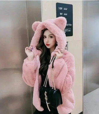 ShriShantiNath Full Sleeve Solid Women Jacket