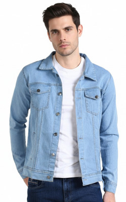 BuyUniqueFashion Full Sleeve Washed Men Denim Jacket