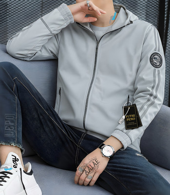 FUTSE PENO Full Sleeve Solid, Striped Men Jacket