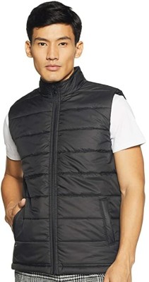 Shantiappliance Sleeveless Solid Men Jacket