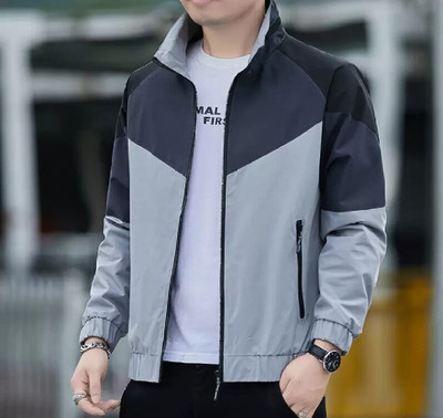 TFHFashion Full Sleeve Colorblock Men Jacket