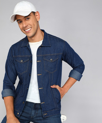 FTX Full Sleeve Solid Men Denim Jacket