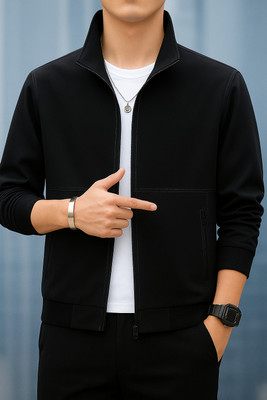 PLATINUMCARTZ Full Sleeve Solid Men Jacket