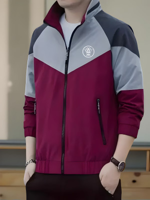 HouseOfCommon Full Sleeve Colorblock Men Jacket