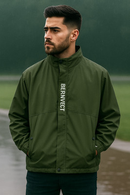 fav label Full Sleeve Solid Men Jacket