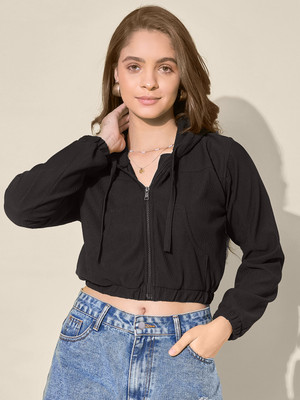 BuyNewTrend Full Sleeve Self Design Women Jacket