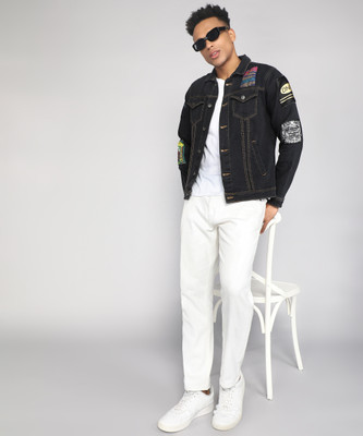 FTX Full Sleeve Solid Men Denim Jacket