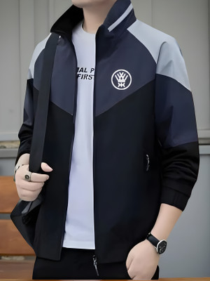 HouseOfCommon Full Sleeve Colorblock Men Jacket