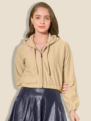 BuyNewTrend Full Sleeve Self Design Women Jacket