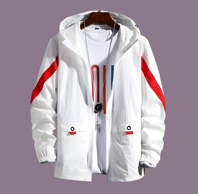 Ocean Wonder Full Sleeve Colorblock Men Jacket