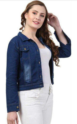 TSB Full Sleeve Washed Women Denim Jacket