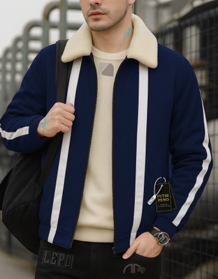 FUTSE PENO Full Sleeve Solid, Colorblock Men Jacket