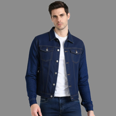 BuyUniqueFashion Full Sleeve Solid Men Denim Jacket