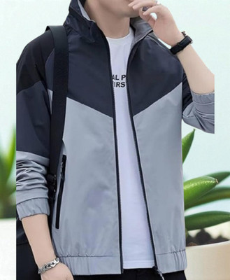 JNH Fashion Full Sleeve Colorblock Men Jacket