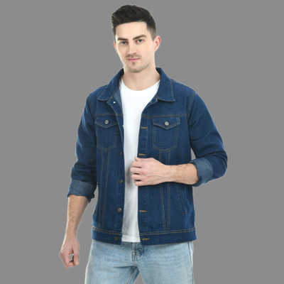 BuyUniqueFashion Full Sleeve Washed Men Denim Jacket