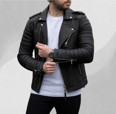 ynam Full Sleeve Solid Men Jacket