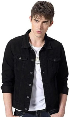 BNK Full Sleeve Solid Men Denim Jacket
