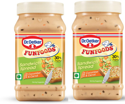FUNFOODS Sandwich Spread Cucumber & Carrot 247 g(Pack of 2)