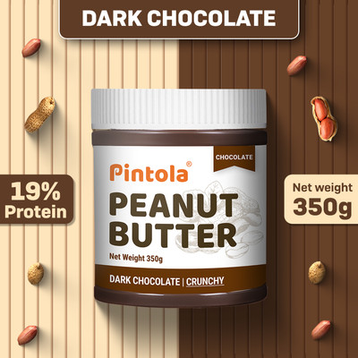 Pintola Dark Chocolate Peanut Butter (Crunchy)(350 g)
