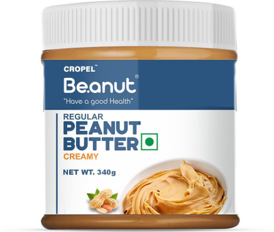 Beanut Beanut Regular_Creamy Peanut Butter Protein, Non GMO -(340g - Pack of 1)(340 g)