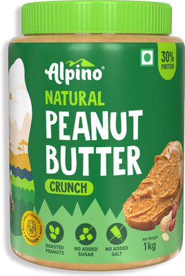 ALPINO Natural Peanut Butter Crunch Unsweetened(1 kg)