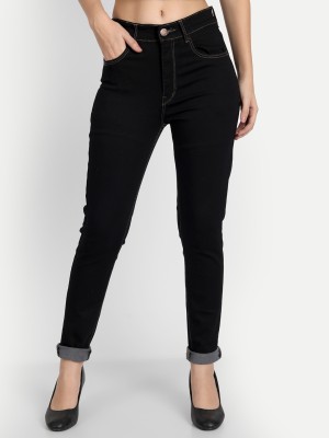 AngelFab Skinny Women Black Jeans