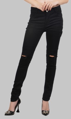 METRONAUT Tapered Fit Women Black Jeans