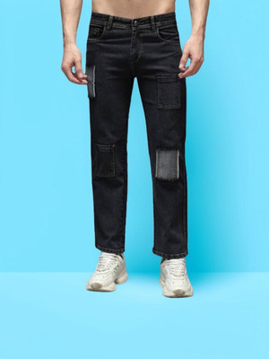 IRONSTIECH Regular Men Dark Grey Jeans