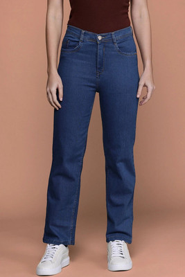 Drewin Boyfriend Women Dark Blue Jeans