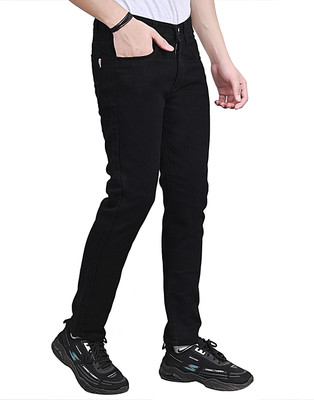 itup Slim Men Black Jeans