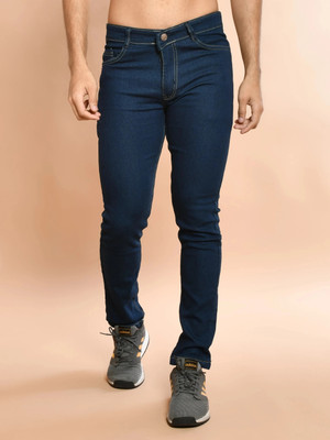 DEVIOUS Boyfriend Men Dark Blue Jeans