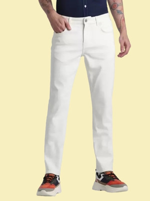 comfits Slim Men White Jeans