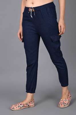 Serendipity Jogger Fit Women Dark Blue Jeans