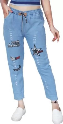 TIPKOO Jogger Fit Women Blue Jeans